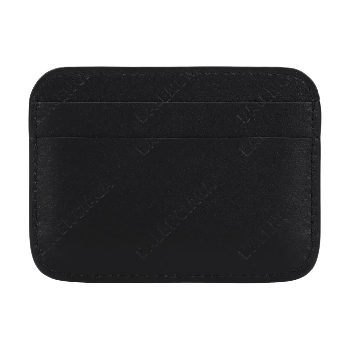 Balenciaga Logo Detailed Card Wallet