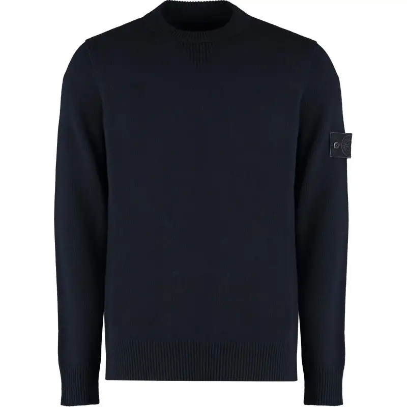 STONE ISLAND Compass-badge Wool Sweater