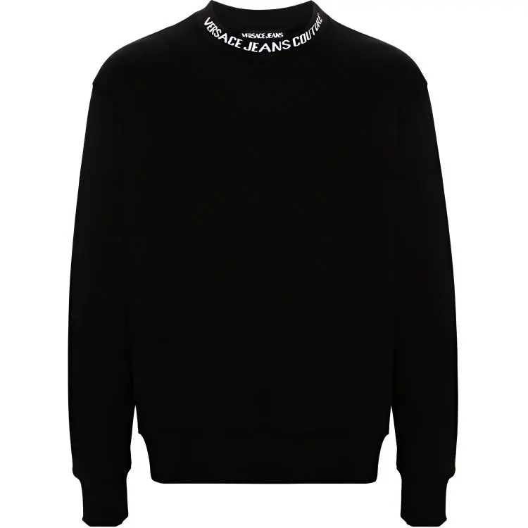 VERSACE JEANS COUTURE Logo trim Cotton Sweatshirt