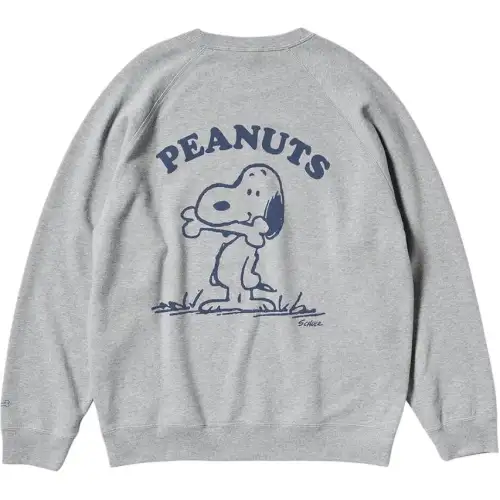 UNIQLO PEANUTS UT Sweatshirt Unisex Gray