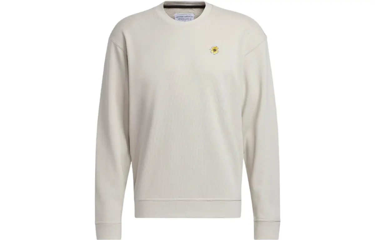 Adidas Sweatshirts Unisex Clear Brown Crew Neck Moderate Regular