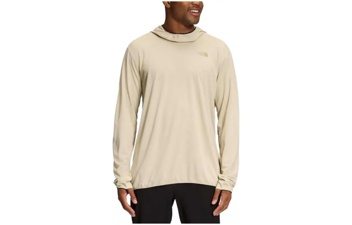 THE NORTH FACE Sweatshirts Men's Beige Hooded Moderate Regular