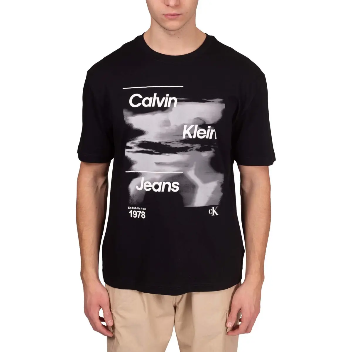 Calvin Klein Logo print Cotton T shirt