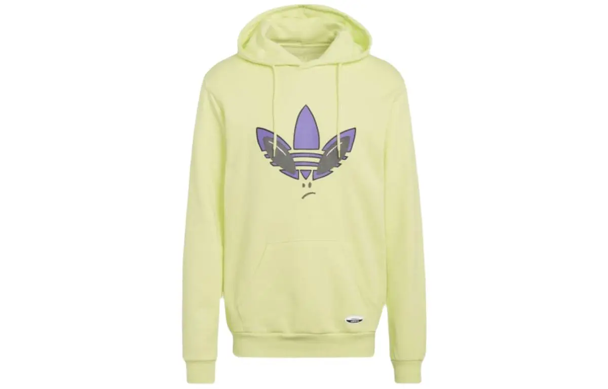 adidas originals Men's R.Y.V. Alien Graphic Hoodie Yellow