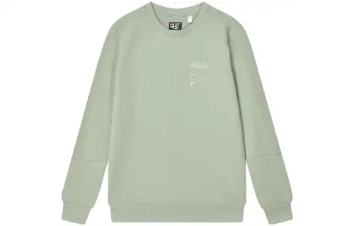 FILA Sweatshirts Men's Green Crew Neck Moderate Regular