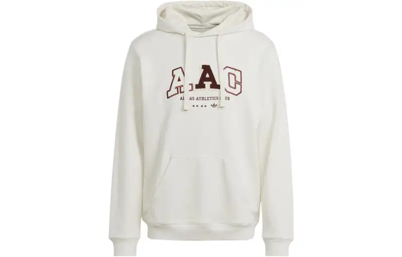 Adidas Originals Sweatshirts Men's Ecru Hooded Moderate Regular
