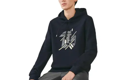 HERMES SS23 Sweatshirt Men's Marine Blue