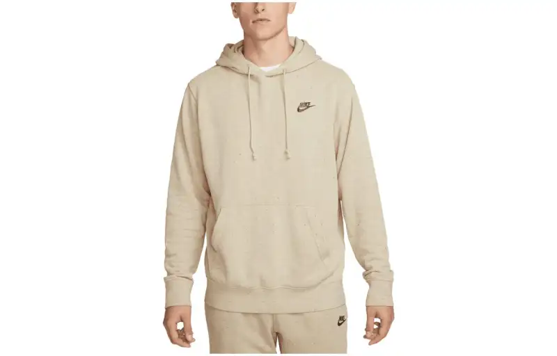 Nike Sweatshirts Men's Ecru Hooded Moderate Regular