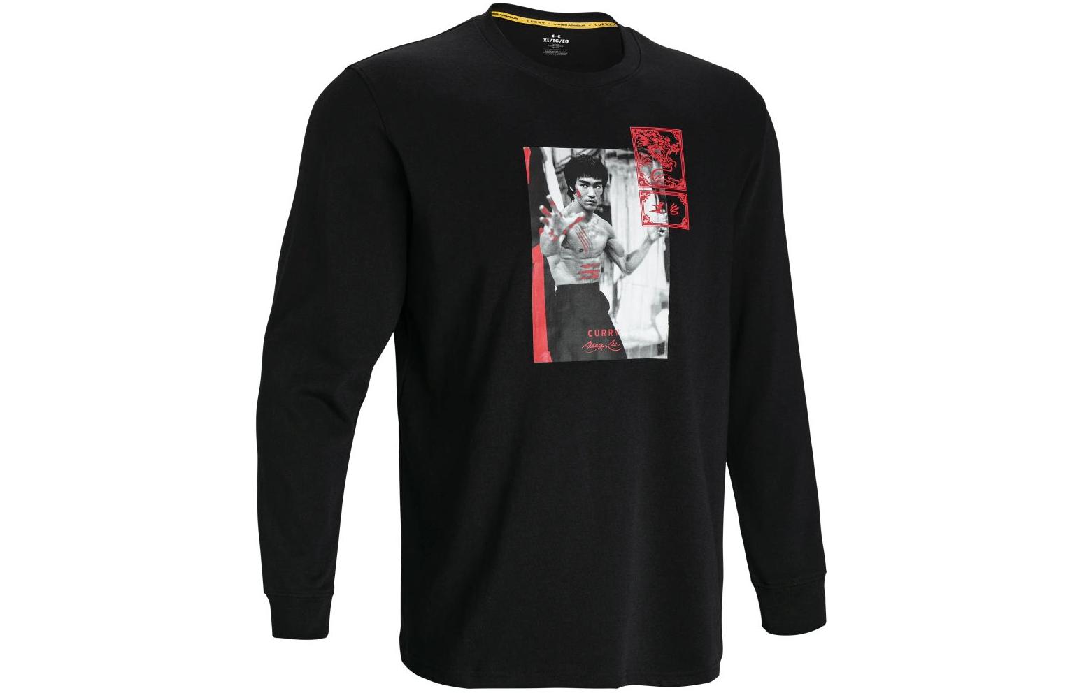 Мужской свитшот Under Armour x Bruce Lee (черный)
