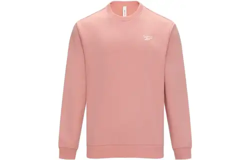 Reebok Sweatshirts Unisex Pink Crew Neck Moderate Regular
