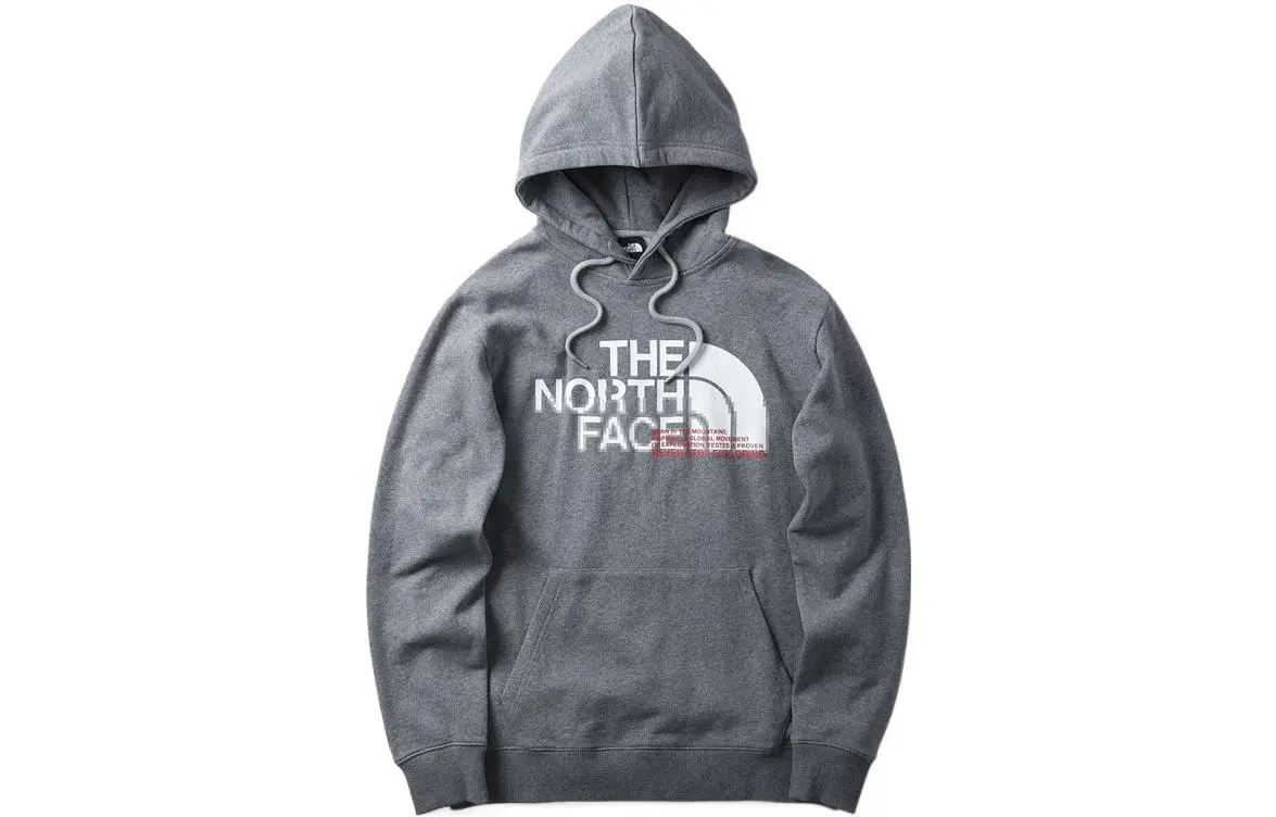 THE NORTH FACE Sweatshirts Men's Gray Hooded Moderate Regular
