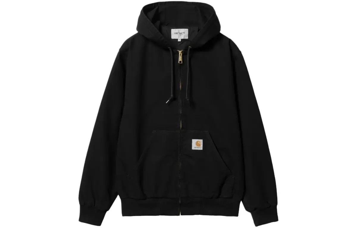 Carhartt WIP SS24 Active Jacket Spring Sweatshirt Men's Black