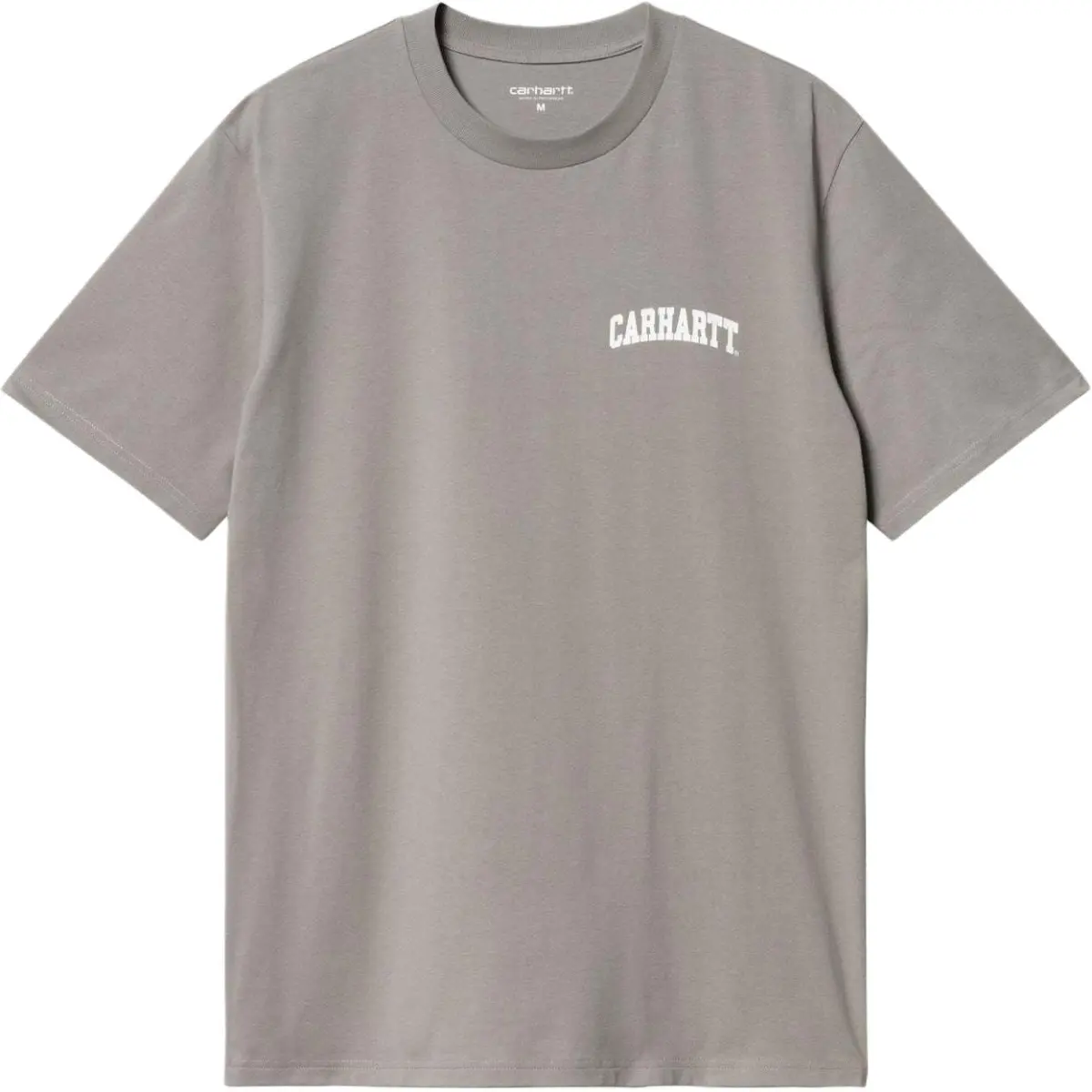 Carhartt WIP FW24 T-Shirts Men's Gray Crew Neck Moderate Straight Fit