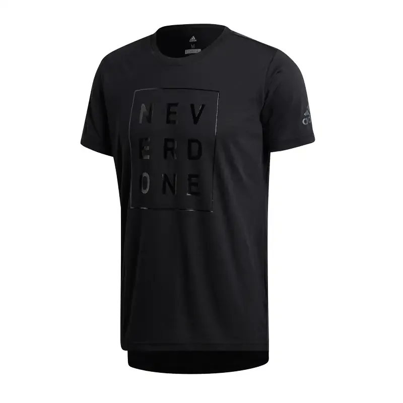 Adidas Never Done CLIMALITE T Shirt Unisex Black