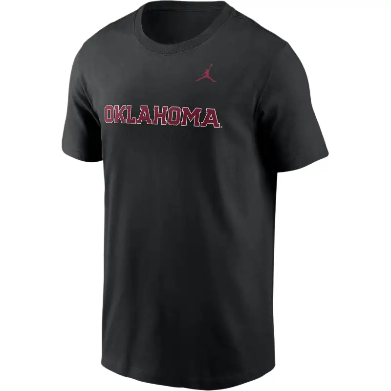 JORDAN Oklahoma Sooners Primetime Wordmark Men's JORDAN College T Shirt