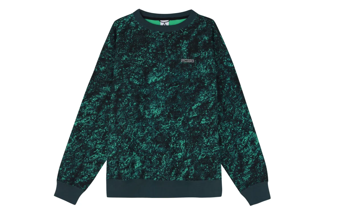 Nike ACG THERMA-FIT Sweatshirts Unisex Spring Green Crew Neck Moderate Regular