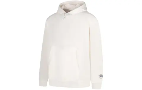 ASICS Sweatshirts Unisex White Hooded Moderate Regular