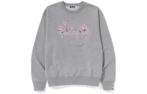 Bape Sakura A BATHING APE Relaxed Fit Crewneck SS23