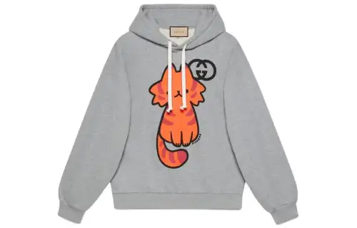 GUCCI SS23 Sweatshirt Men's Gray