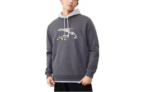 ANTA Life Collection Sweatshirts Unisex Castle Gray Crew Neck Moderate Regular