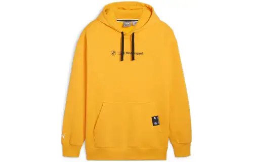 PUMA Sweatshirts Men's Yellow Hooded Moderate Other
