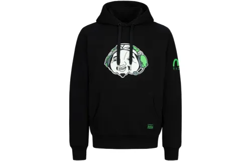 EVISU X Razer Sweatshirts Men's Black Hooded Moderate Regular
