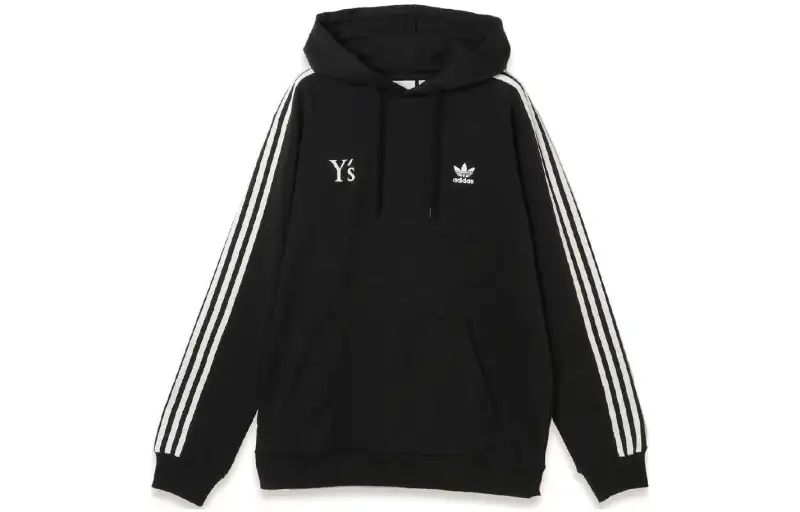 Adidas Originals X Yohji Yamamoto Y 3 Sweatshirts Unisex Black Hooded Moderate Regular