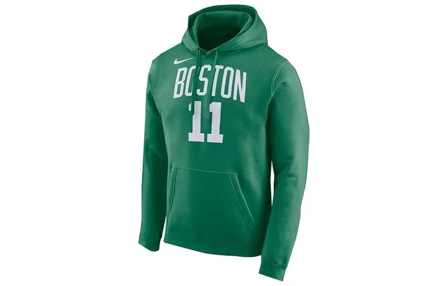 Nike Sweatshirts Men's Green Hooded Moderate Regular