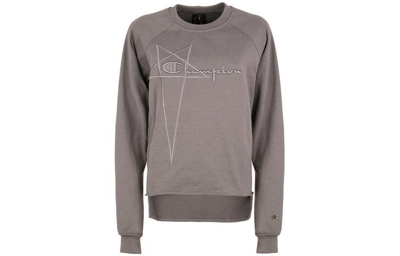 Мужской свитшот Rick Owens x Champion (темно-серый)