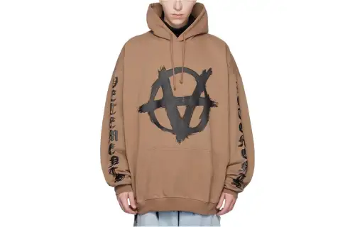 Vetements Sweatshirts Men's Taupe Hooded Moderate Other