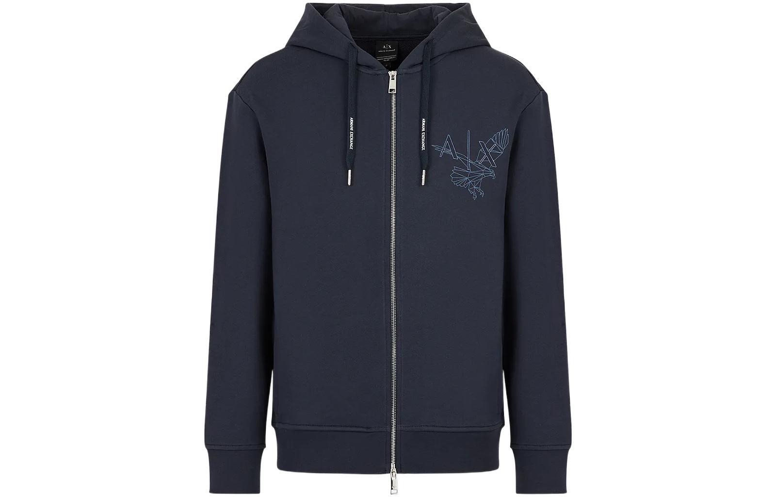 ARMANI EXCHANGEAE SS23 Sweatshirt Men's Navy Blue
