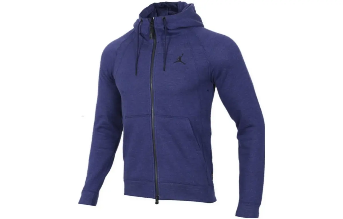 Jordan Sweatshirts Men's Purple Hooded Moderate