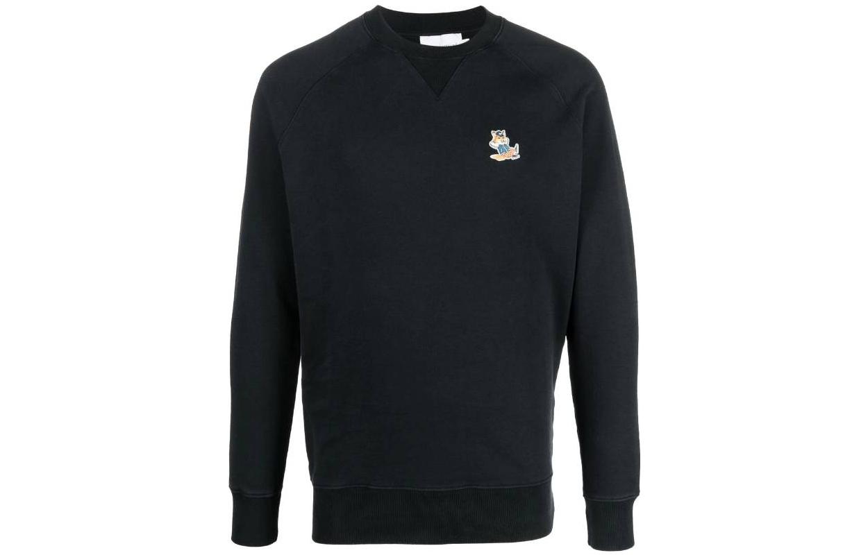 Мужской худи Maison Kitsune SS23 (черный)
