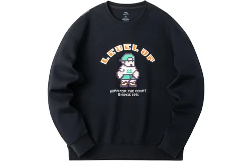 Anta Basketball Collection Sweatshirt Men's Basic Black