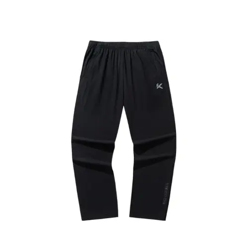 Anta Basketball Collection Knitted Sweatpants Men's Basic Black