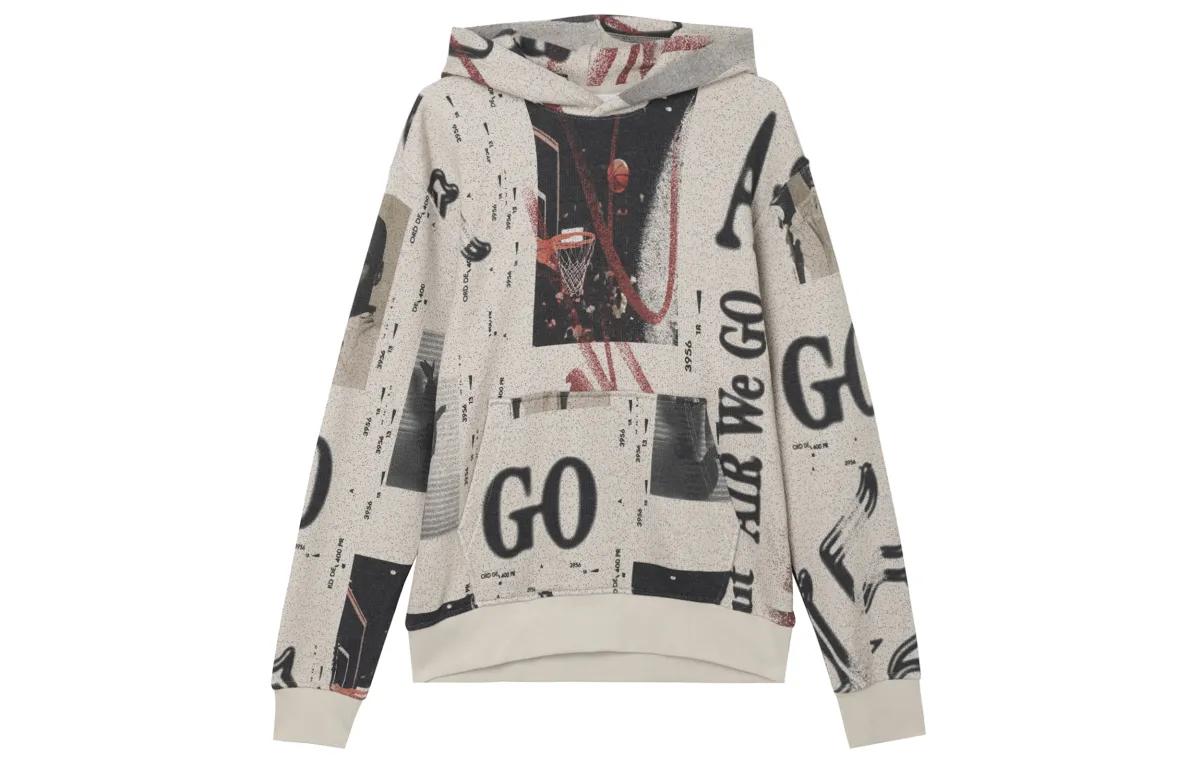 Jordan Sweatshirts Men's Cream Hooded (Non-detachable) Moderate