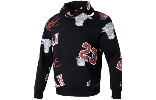Jordan Brooklyn Fleece Men's Pullover Hoodie Black