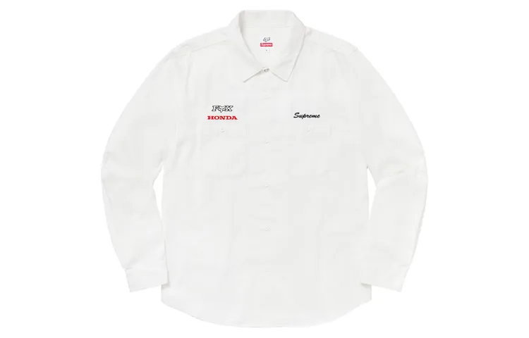Supreme X Honda Fox Racing Work Shirt