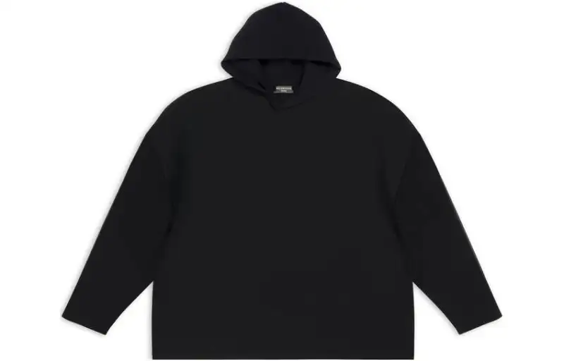 Balenciaga Viscose Compact Knit Hoodie