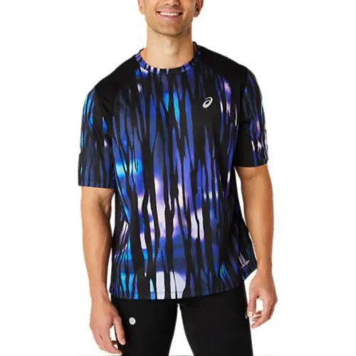 Asics LITE SHOWROAD SHORT SLEEVE TOP T Shirt Men's Cerulean