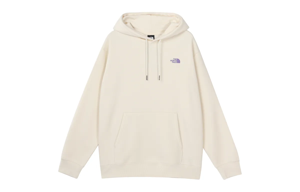 THE NORTH FACE Sweatshirts Unisex White Hooded Moderate Straight Fit