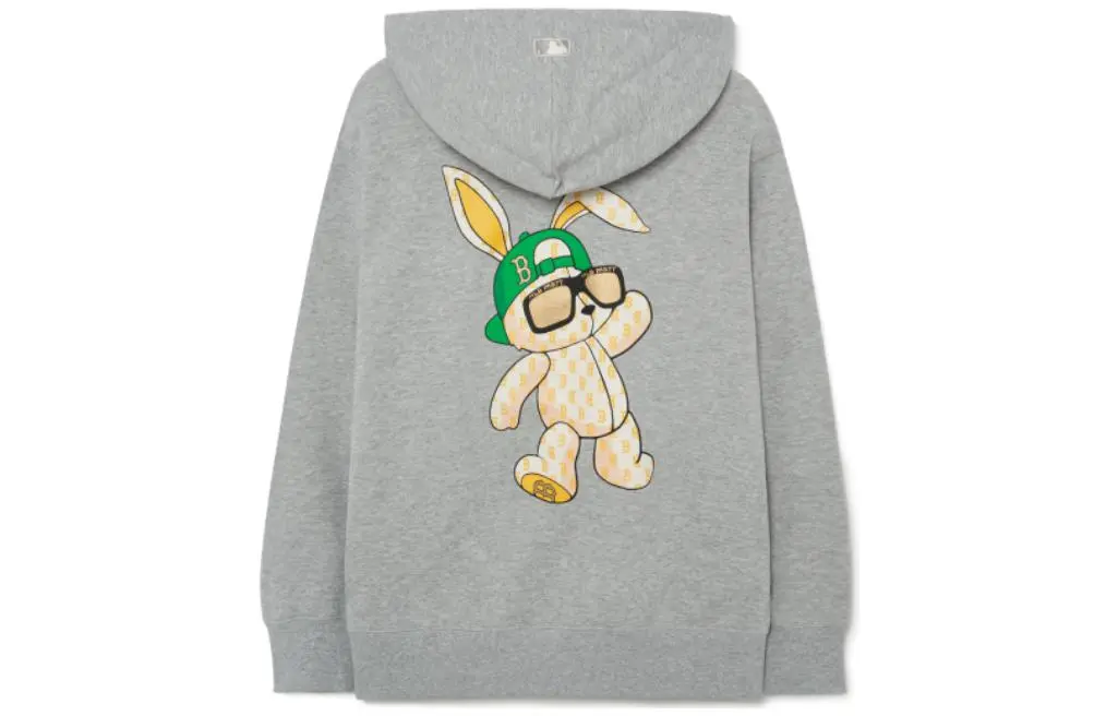 MLB Sweatshirts Unisex Heather Gray Hooded Moderate Regular