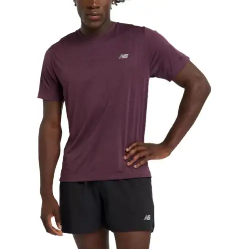New Balance T Shirt Men's Plum Brown