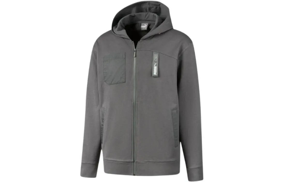 PUMA NU TILITY Sweatshirt Men's Lime Gray