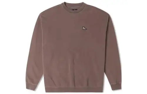 Converse Sweatshirts Unisex Brown Crew Neck Moderate Regular
