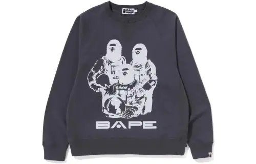Bape Relaxed Fit Space System Crewneck