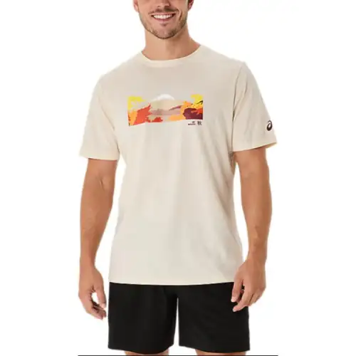 Asics Unisex Short Sleeve T Shirt Unisex Oat