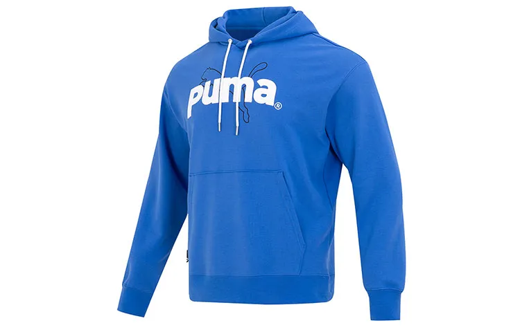 PUMA Sweatshirts Men's Blue Hooded Moderate Other