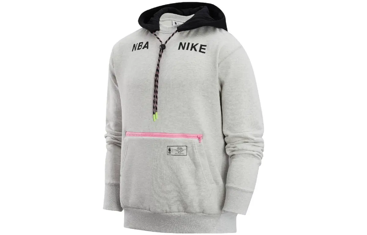Nike Sweatshirts Men's Photon Gray Hooded Moderate Regular