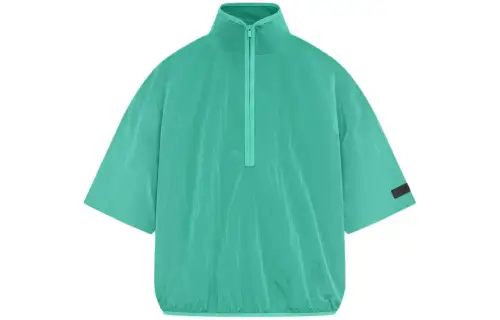 Fear Of God Essentials Crinkle Nylon Halfzip Ss Shirt